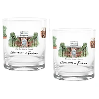 Florida Gators 16oz. Laura Wilcox University Hall Two-Piece Rocks Glass Set