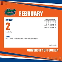 Florida Gators 2026 Box Calendar