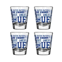 Florida Gators 4-Pack 2oz. Shot Glass Set