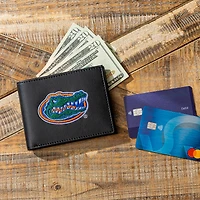 Portefeuille à deux volets en cuir synthétique brodé Florida Gators