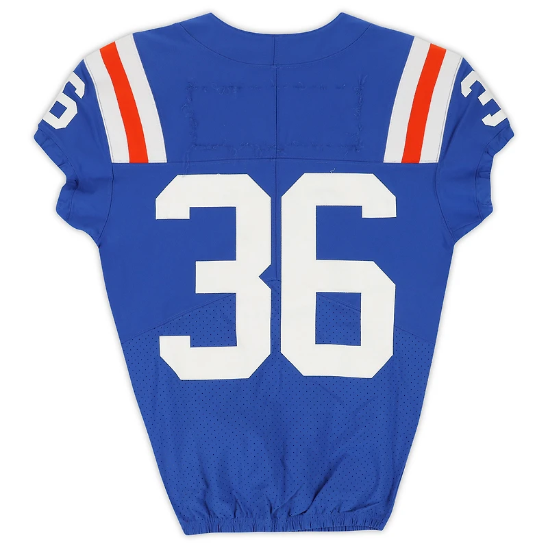 Maillot rétro royal n°36 des Florida Gators pour les saisons de football NCAA 2020-21