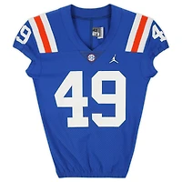 Florida Gators Team-Issued #49 Blue Throwback Jersey from the 2020-21 NCAA Football Seasons