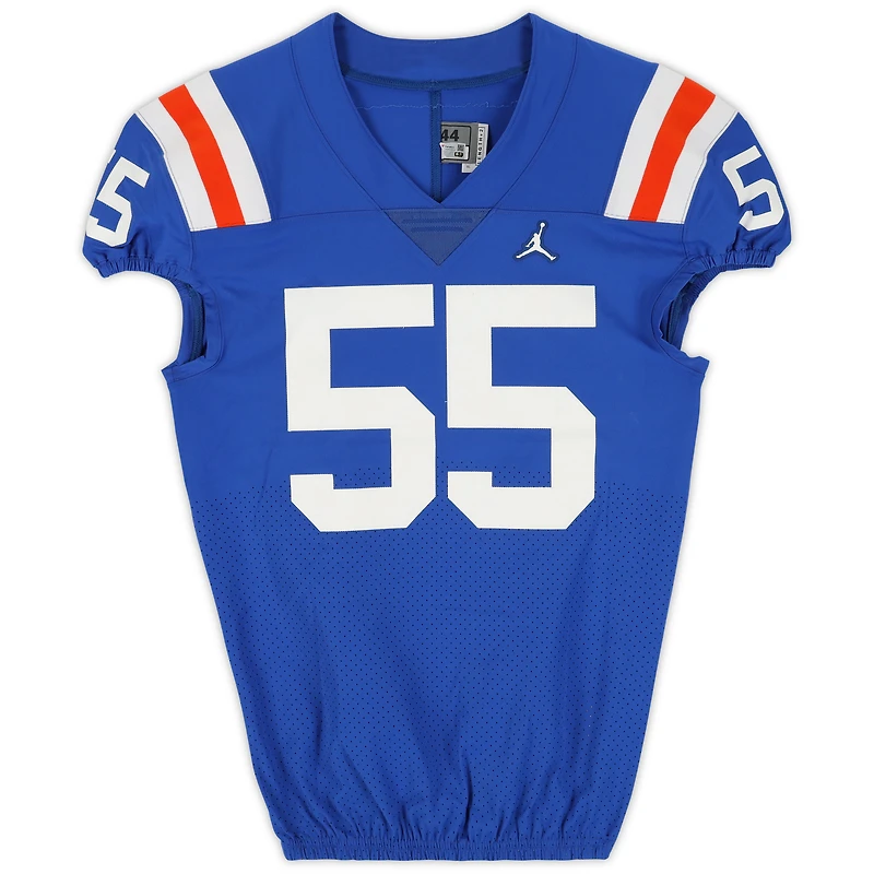Maillot rétro bleu n°55 des Florida Gators émis par l'équipe des saisons de football NCAA 2020-21