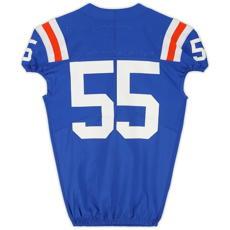 Maillot rétro bleu n°55 des Florida Gators émis par l'équipe des saisons de football NCAA 2020-21