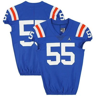 Maillot rétro bleu n°55 des Florida Gators émis par l'équipe des saisons de football NCAA 2020-21