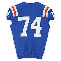 Florida Gators Team-Issued #74 Blue Throwback Jersey from the 2020-21 NCAA Football Seasons