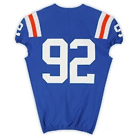 Florida Gators Team-Issued #92 Blue Throwback Jersey from the 2020-21 NCAA Football Seasons