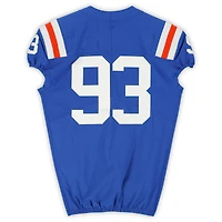 Florida Gators Team-Issued #93 Blue Throwback Jersey from the 2020-21 NCAA Football Seasons