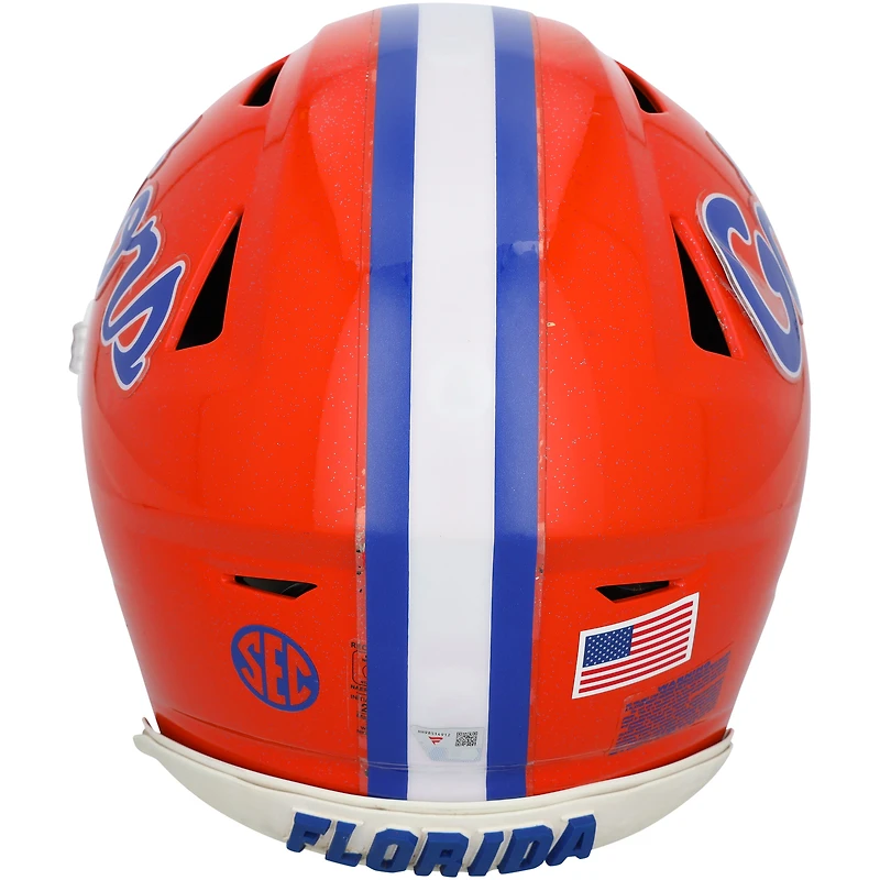 Casque Riddell orange de 'équipe de football des Florida Gators - Taille