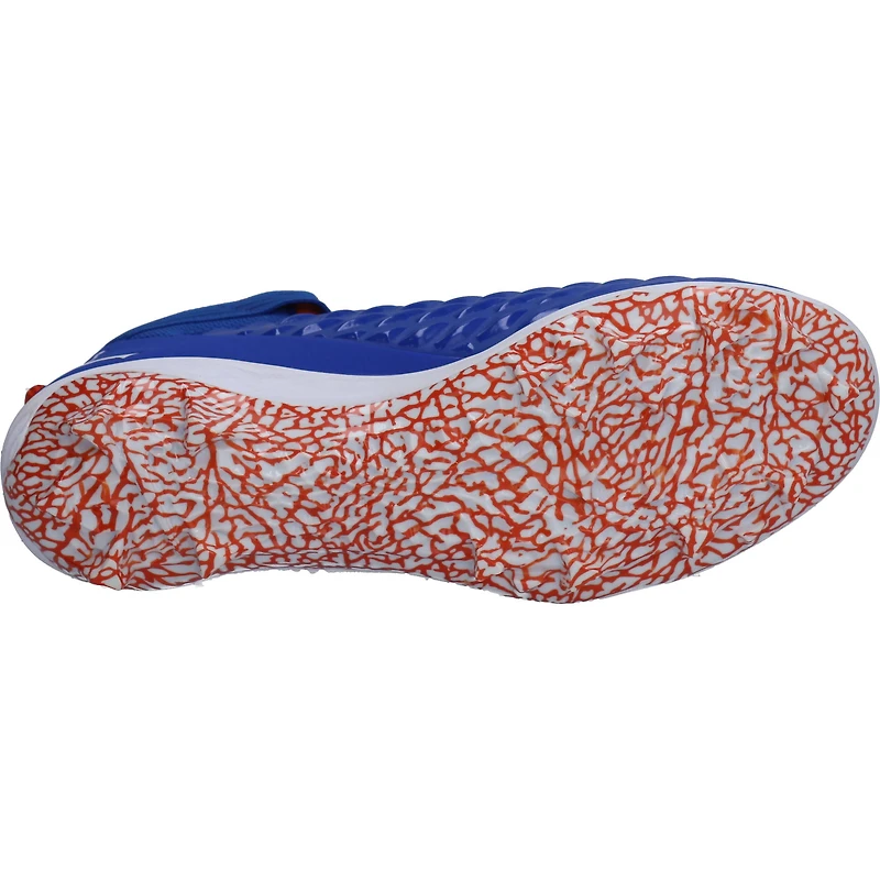 Florida Gators Team-Issued Royal Jordan Force Shark Cleats from the 2020 NCAA Season