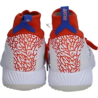Florida Gators Team-Issued White/Orange Jordan Vapor 2 Turf Shoes from the 2020 NCAA Season - 9
