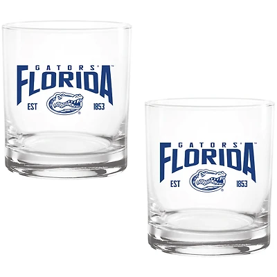 Florida Gators Two-Pack 14oz. Established Rocks Glass Set