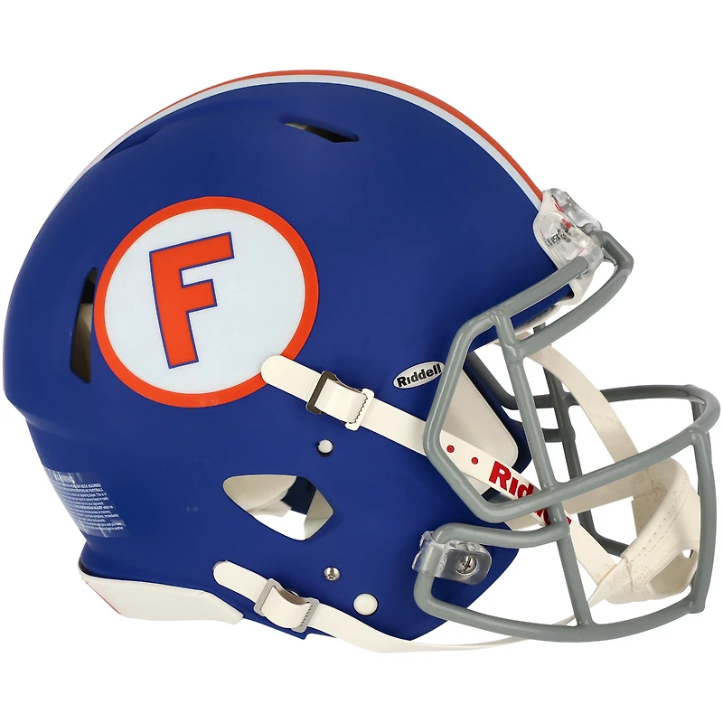Florida Gators Unsigned Riddell Throwback Blue Speed Authentic Helmet