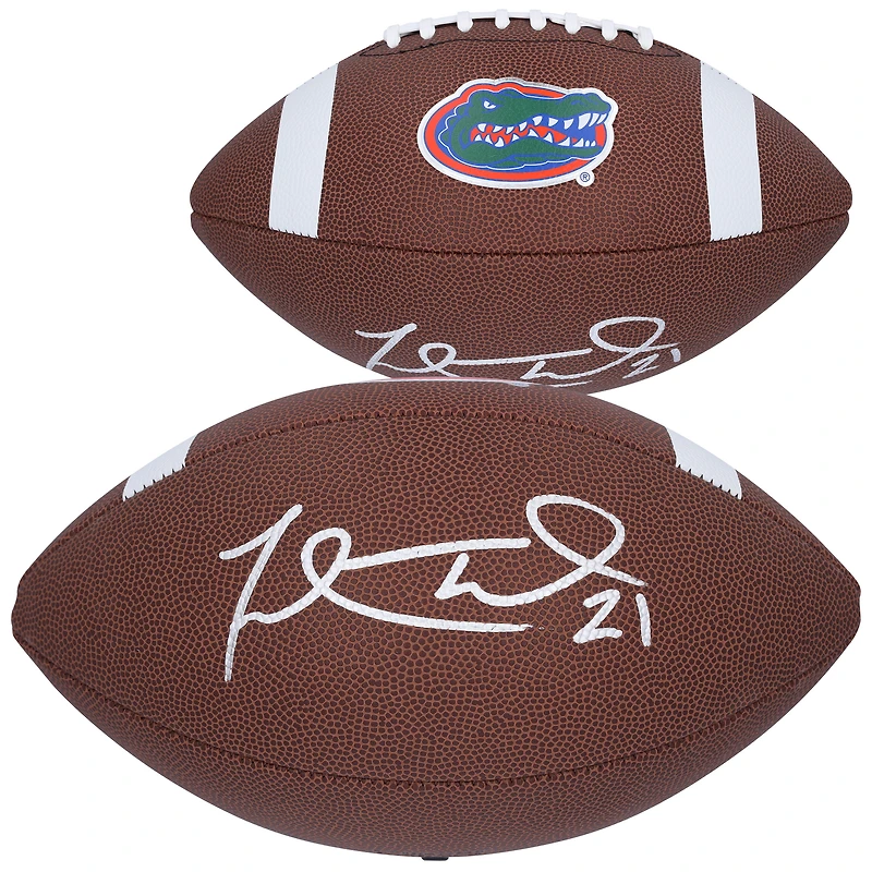 Ballon de football réplique Nike autographié par Fred Taylor des Florida Gators