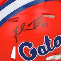 Mini-casque Riddell Speed ​​autographié par Fred Taylor des Florida Gators