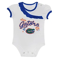 Girls Newborn & Infant Florida Gators Two-Piece Love My Team Bodysuit Skirt Set