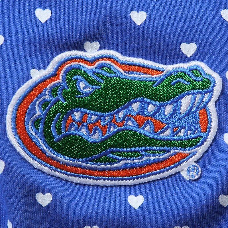 Ensemble body et bandeau Royal Florida Gators Hearts pour nouveau-nés nourrissons