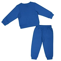 Sweat-shirt et pantalon en polaire pour filles Colosseum Royal Florida Gators Flower Power