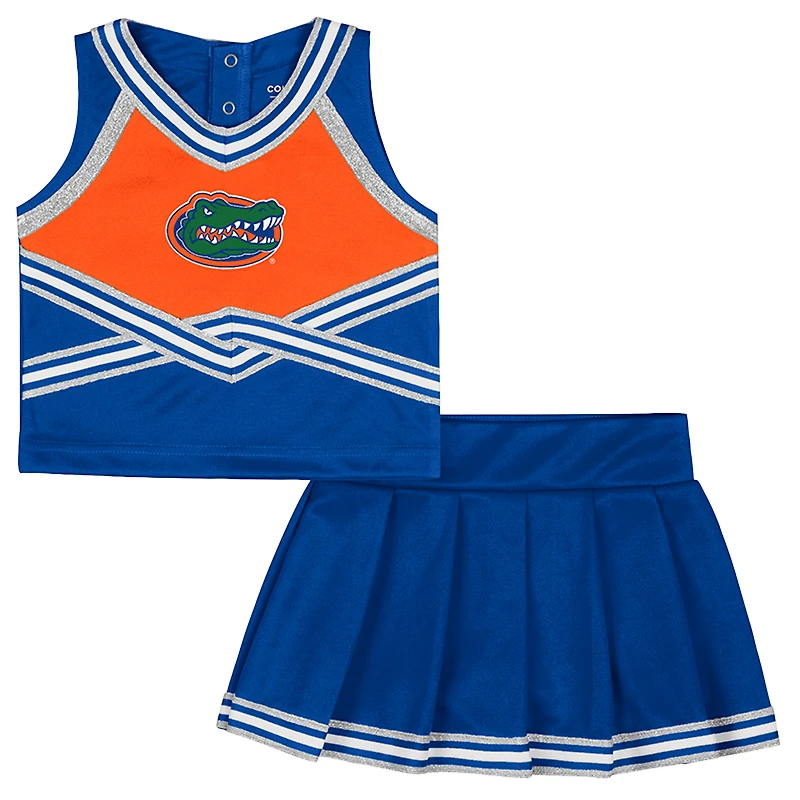 Ensemble deux pièces pour filles Colosseum Royal Florida Gators Lollipop Park Cheer