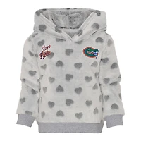 Ensemble sweat à capuche et legging gris/bleu Florida Gators Heart to pour petites filles