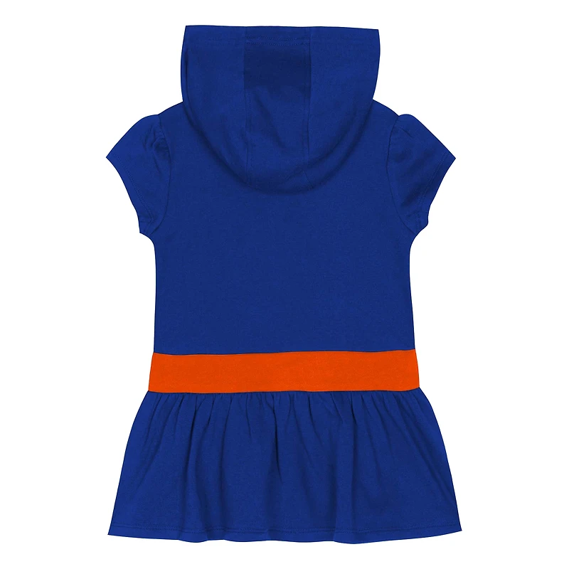 Girls Toddler Royal Florida Gators Team Love French Terry Hoodie Dress