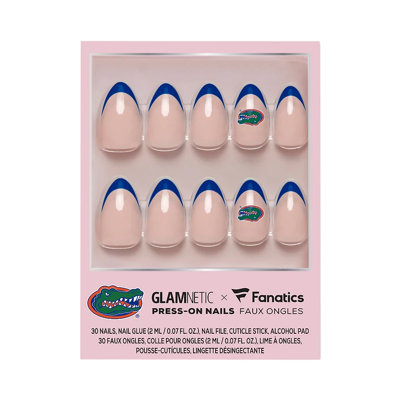 Kit manucure Glamnetic x Fanatics Florida Gators
