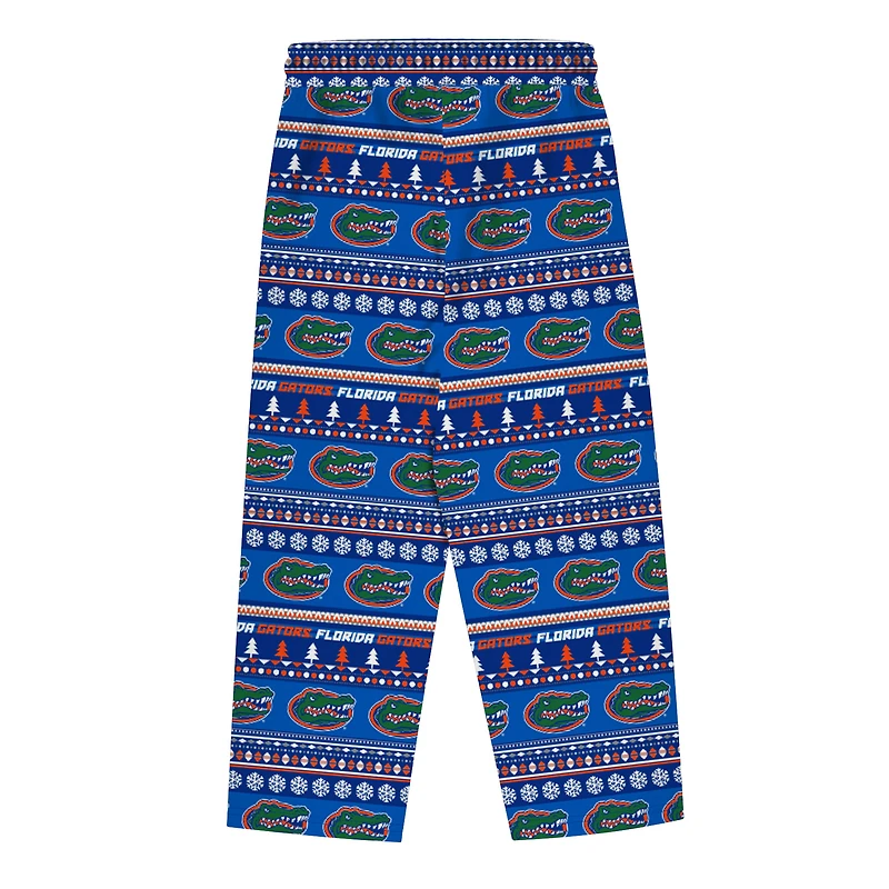Infant & Newborn Outerstuff  Royal Florida Gators Ugly Sweater Pajama Set