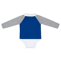 Infant Colosseum Royal Florida Gators Pete Rugby Bodysuit
