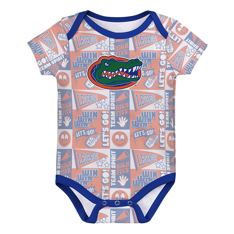 Infant Florida Gators Sunday Comics 3-Pack Bodysuit Set