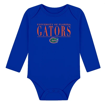 Infant Garb Royal Florida Gators Ollie Long-Sleeve Bodysuit