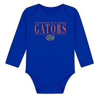 Infant Garb Royal Florida Gators Ollie Long-Sleeve Bodysuit