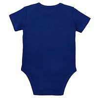 Ensemble de 3 bodys, bavoirs et chaussons Mitchell & Ness Royal/Orange Florida Gators pour bébé
