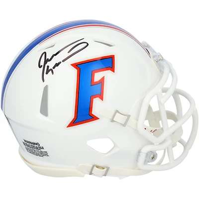 Jevon Kearse Florida Gators Autographed Riddell White Speed Mini Helmet