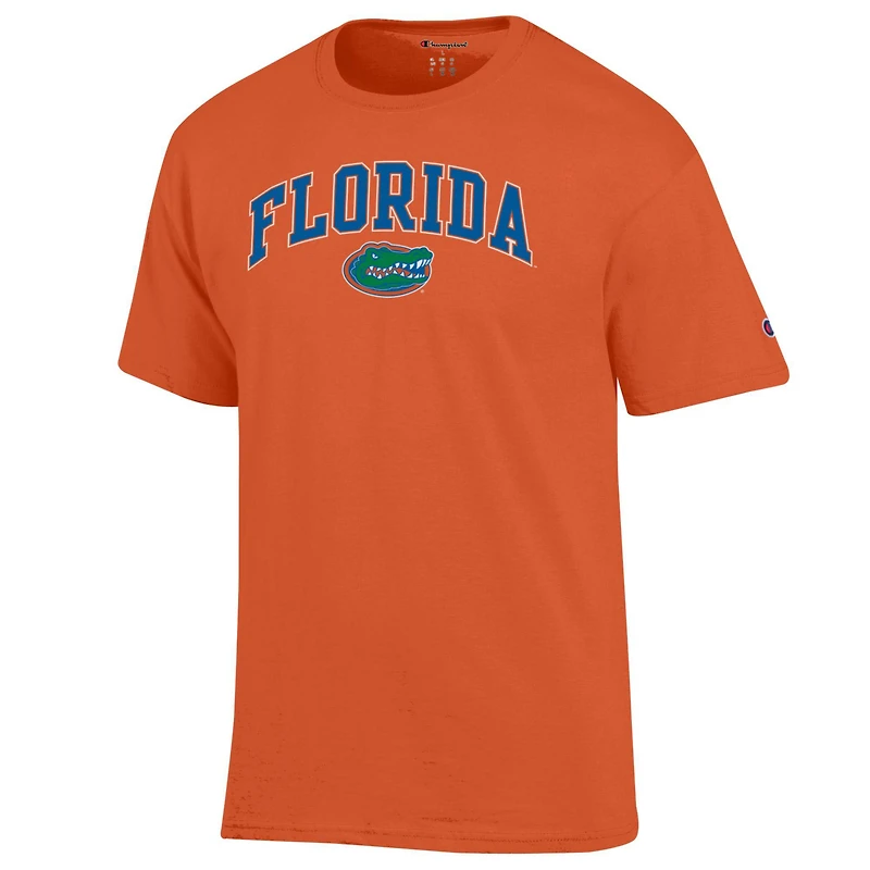 Men's Champion  Orange Florida Gators Arched Logo T-Shirt