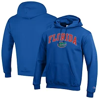 Sweat à capuche avec logo Arch Over Champion Royal Florida Gators pour homme