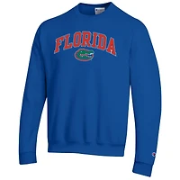 Sweat-shirt à capuche avec logo Arch Over Champion Royal Florida Gators pour homme