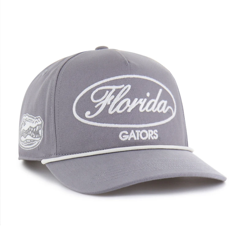 Casquette ajustable grise « 47 Florida Gators Contemporary Basics » pour homme, modèle Foundational Rope Hitch