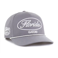 Casquette ajustable grise « 47 Florida Gators Contemporary Basics » pour homme, modèle Foundational Rope Hitch