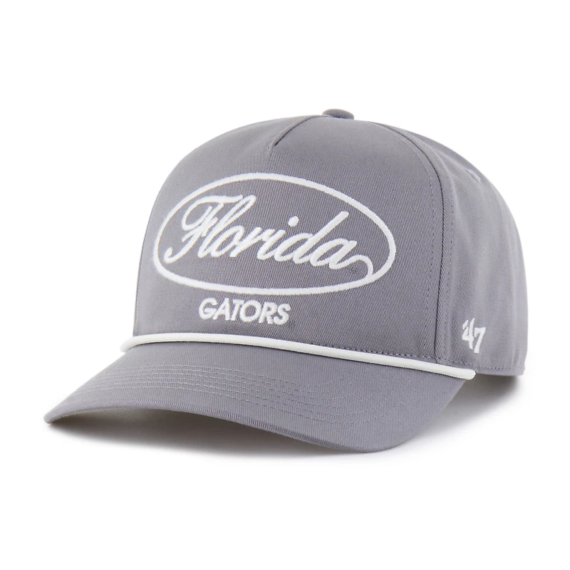 Casquette ajustable grise « 47 Florida Gators Contemporary Basics » pour homme, modèle Foundational Rope Hitch