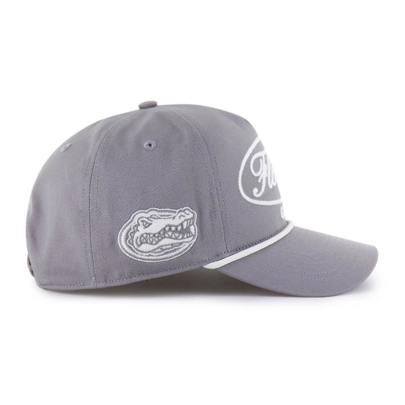 Casquette ajustable grise « 47 Florida Gators Contemporary Basics » pour homme, modèle Foundational Rope Hitch