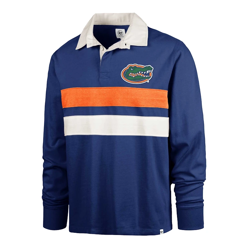 Polo de rugby à manches longues Clubhouse Knox Thames '47 Royal Florida Gators pour homme