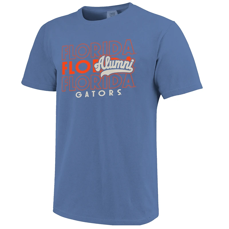 Men's Blue Florida Gators Alumni Script Overlay T-Shirt
