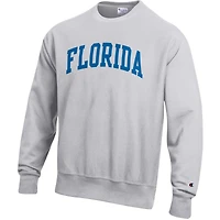 Men's Champion Gray Florida Gators Reverse Weave Fleece Sweatshirt