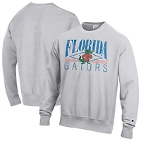 Men's Champion Gray Florida Gators Reverse Weave Fleece Sweatshirt