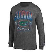 Men's Champion  Heather Charcoal Florida Gators Bold Long-Sleeve T-Shirt