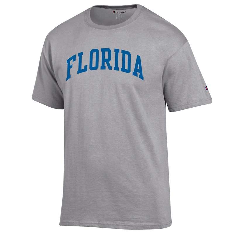 T-shirt basique Arch gris chiné Champion pour homme des Florida Gators