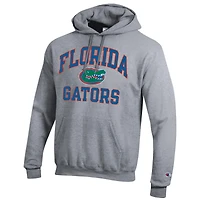 Sweat à capuche Champion Heather Grey Florida Gators High Motor pour homme