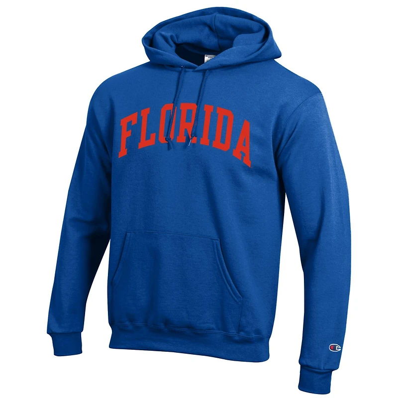 Men's Champion Royal Florida Gators Basic Arch Fleece Pullover Hoodie