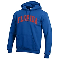 Men's Champion  Royal Florida Gators Basic Arch Fleece Pullover Hoodie