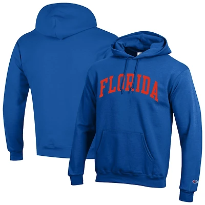 Men's Champion  Royal Florida Gators Basic Arch Fleece Pullover Hoodie